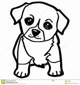 Cani Stampare Cagnolini Carini Puppy Cucciolo Labrador Fumetto Divertente Canino Animati Cartoni sketch template