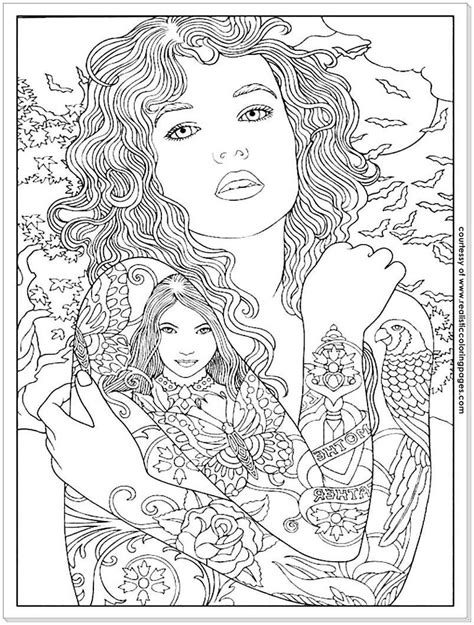 tattoo design adults coloring pages designs coloring books