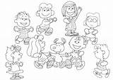 Peanuts Coloring Pages Brown Charlie Gang Color Getdrawings Snoopy Getcolorings Printable Drawing Colorings sketch template