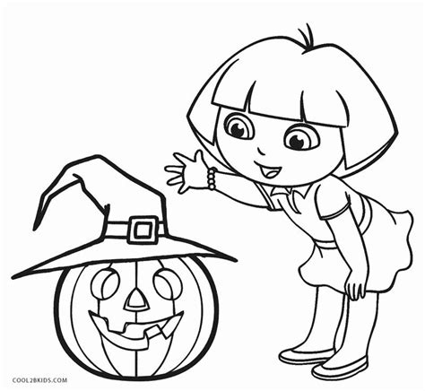 printable dora coloring pages  kids