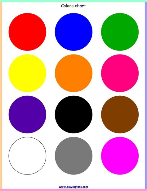 color chart   colors