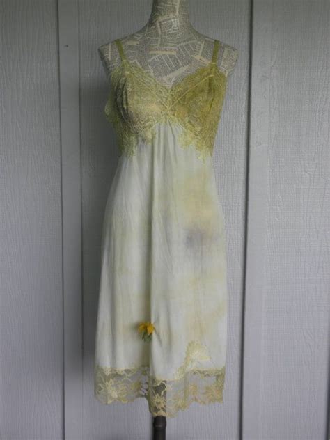 Upcycled Hand Dyed Tie Dyed Vintage Slip Dress 36 By Upcycledart On