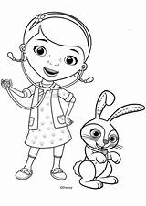Coloring Mcstuffins Doc Pages Gabba Yo Bunny Carrots Visit Kids Getdrawings Vet Pet sketch template