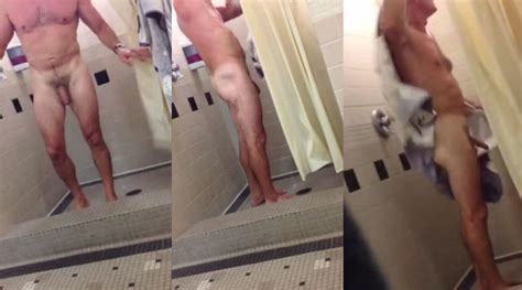 spy cam hung dad caught drying off at gym´s showers my own private locker room