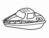 Yacht Coloring Colorear Coloringcrew sketch template