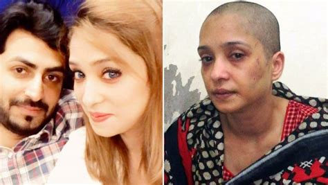 pakistani woman stripped naked  head shaved  husband
