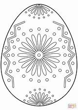 Easter Egg Coloring Pages Ornament Printable Floral Outline Hello Drawing Detailed Kitty Ukrainian Print Simple Color Popular Book sketch template