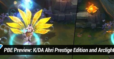 Surrender At 20 Pbe Preview K Da Ahri Prestige Edition
