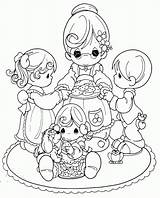 Coloring Pages Precious Moments Printable Christmas Grandma Kids Colouring Sheets Drawings Colorear Biscuits Para Color Dia Print Mom Books Cooking sketch template