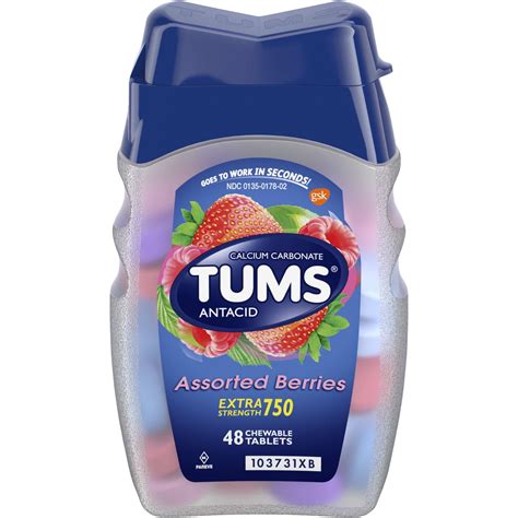tums antacid chewable tablets  heartburn relief extra strength