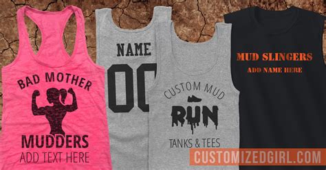 custom mud run shirts archives customizedgirl blog