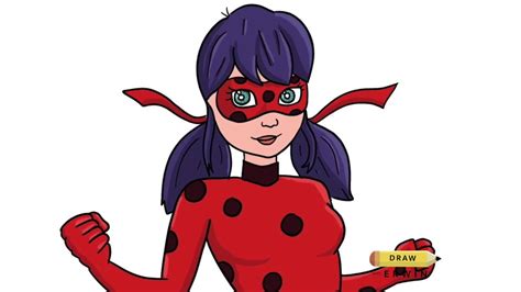 how to draw miraculous ladybug youtube