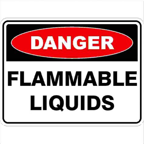 flammable liquids buy  discount safety signs australia