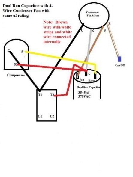 wire condenser fan motor wiring diagram capacitor wiringall annawiringdiagram  wire ac fan