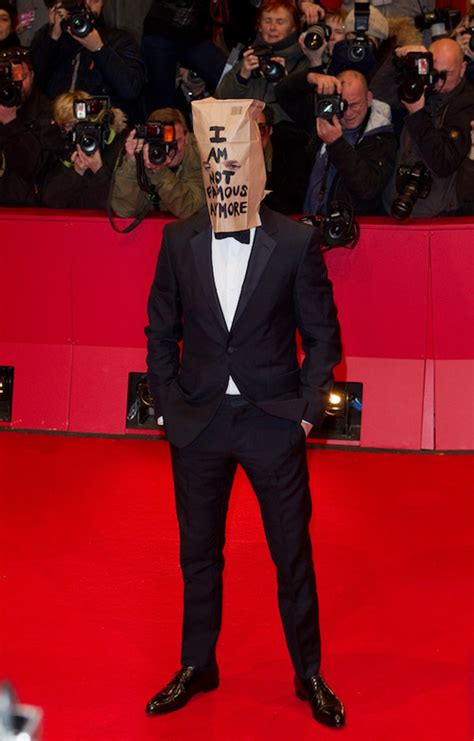 omg even james franco is rolling his eyes shia labeouf wears paper bag on head to