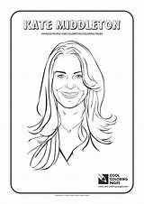 Coloring Kate Middleton People Famous Pages Cool Hollywood Sign Celebrities Printable Print Kids Getdrawings Getcolorings sketch template