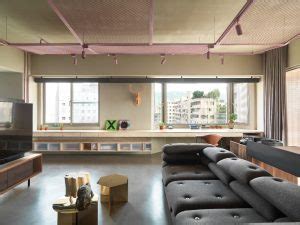 kc design studio mix rustic  modern  taipei apartment inspirationist