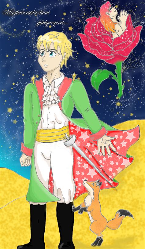 le petit prince  son fleur  gender ninja  deviantart