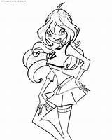 Coloring Pages Winks Winx Enchantix Printable Club Popular Girls Coloringhome sketch template