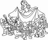 Snow Dwarfs Coloring Seven Pages Disney Dwarf Printable Drawing Grumpy Cartoon Print Summary Children Clipart Tales Fairy Cartoons Getcolorings Book sketch template