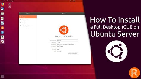 install  full desktop gui  ubuntu server  lts