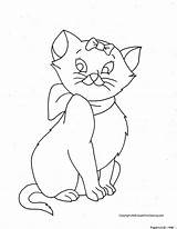 Coloring Cat Pages Kitten Printable Animal Cats Kids Cartoon Print Color Female Splat Nick Jr Book Colouring Outline Princess Fascinating sketch template