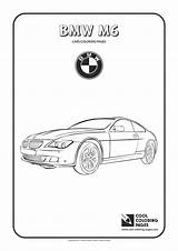 Coloring Bmw Pages M6 Cool Logo Cars Vehicles Kids Print Template sketch template