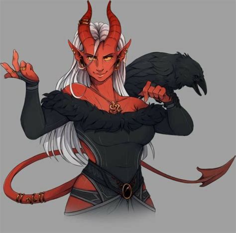 pin by d4redev1l on tiefling character art female character concept