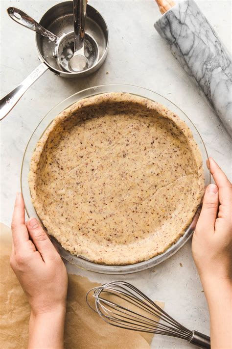 3 Ingredient Pie Crust Vegan Grain Free And Easy From My Bowl
