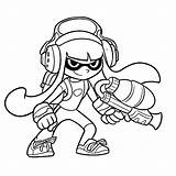 Splatoon Coloring Pages Inkling Squid Color Printable Colouring Girl Para Colorear Sheets Books Draw Páginas Getdrawings Kids Getcolorings Callie Choose sketch template