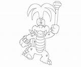 Iggy Koopa Coloring Pages Weapon Surfing Getcolorings Color Getdrawings sketch template