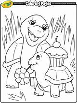Crayola Turtle Tartaruga Mommy Figlia Getcolorings Tartarugas Riscos Cadernos Olhos Decorados Molde Fofos Patchwork Colors Getdrawings sketch template