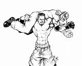 Randy Orton Coloring Pages Getcolorings sketch template