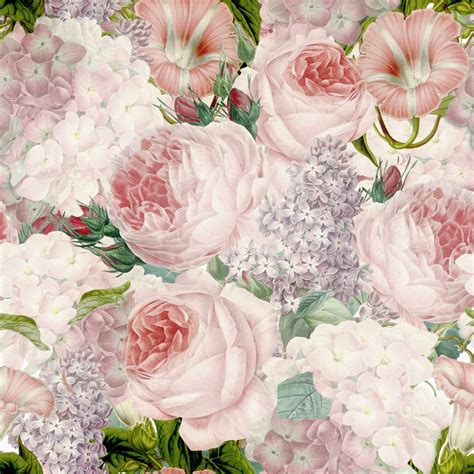 lush vintage roses  lilac wallpaper vintage roses lilac flowers lilac wall