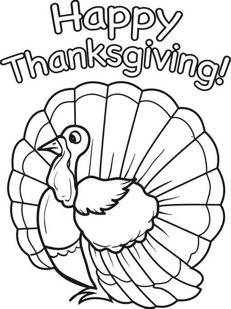 printable happy thanksgiving coloring pages printable templates