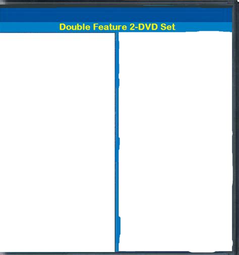 double feature  dvd set template fixed  jackset  deviantart