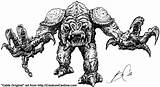Rancor Wars Star Coloring Pages Cable Drawing Original sketch template