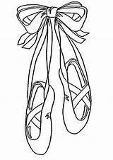 Ballerina Coloring Pages Tulamama Shoes Print sketch template