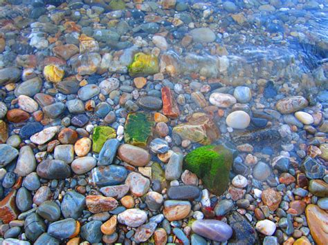 images sea rock shore pond pebble colorful material body