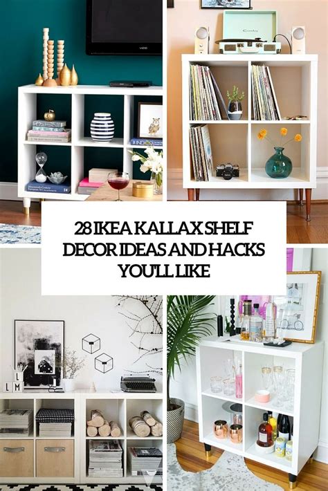 28 Ikea Kallax Shelf Décor Ideas And Hacks Youll Like Ikea Kallax