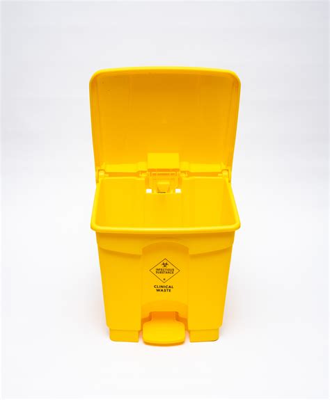 clinical waste pedal bin  litre  medical waste australia