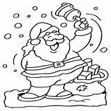 Coloring Pages Crayola Santa Claus Christmas Library Clipart Bell sketch template