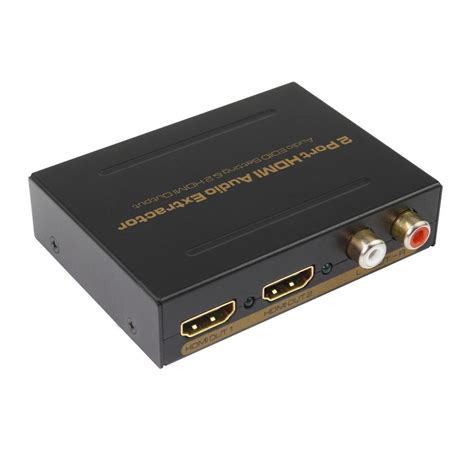 buy  hot hdmi audio extractor  input  output splitter support  p