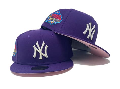 Brown New York Yankees Hat Pink Brim