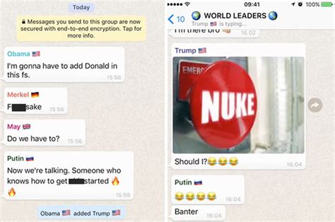 Trump And Putin S Private Whatsapp Conversation Unveiled