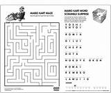 Maze Bros Kart A248 Akamai sketch template