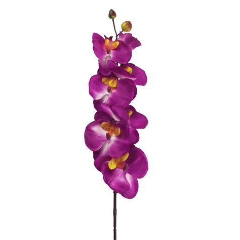 long stemmed eco orchid stem artificial fake flowers phalaenopsis