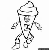 Man Ice Cream Coloring Pages Thecolor Truck Clipart sketch template