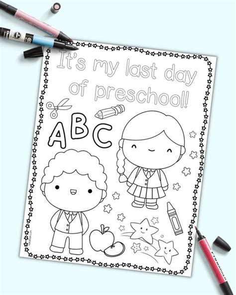 coloring book   words    day  preschool