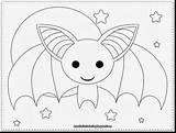 Coloring Pages Bat Cute Flying Fox Fruit Really Drawing Getdrawings Getcolorings Popular sketch template